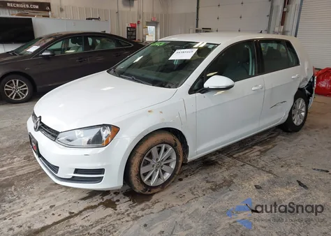 2017 Volkswagen Golf Tsi S 4-Door z USA, uszkodzony, nr VIN 3VW217AU0HM010355